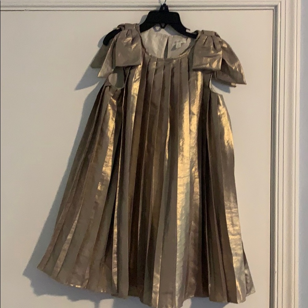 Girls gold dress 7
